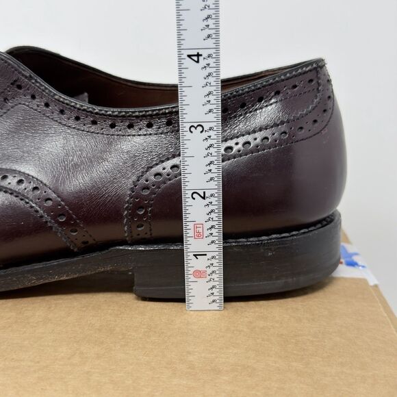 Vintage Allen Edmonds Concord Wingtip Oxford 12 B Burgundy  display picture 1